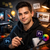 Фрилансер Умар (multiskiller) Versatile Designer (Graphics & Copy) - Kwork