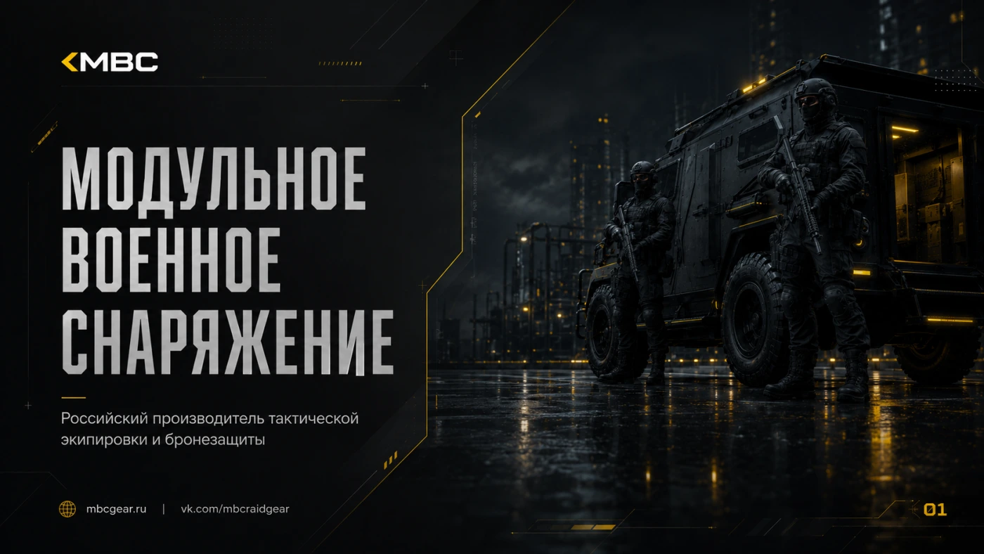 Модульное военно снаряжение.