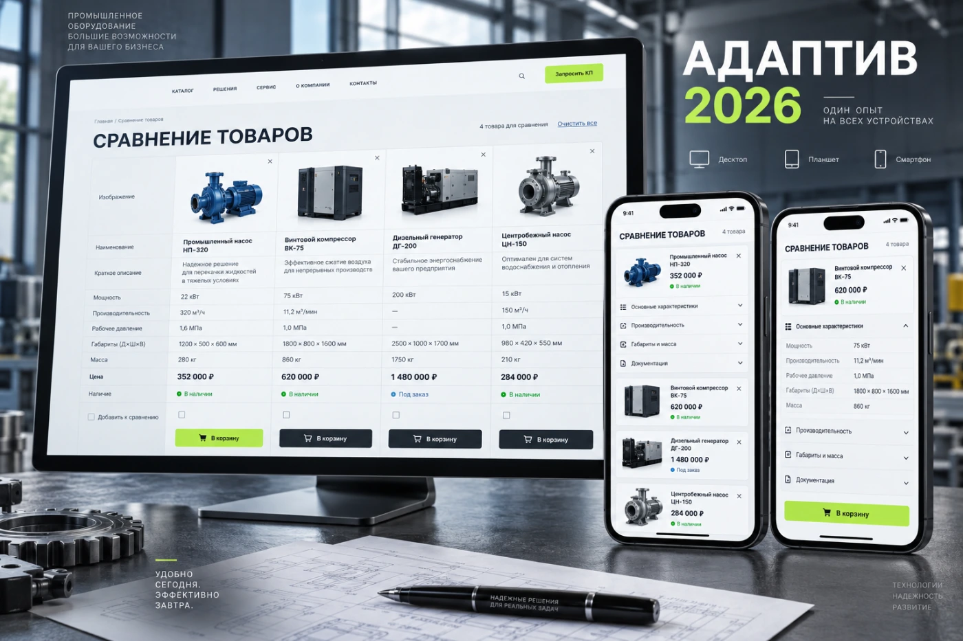B2B: сравнение товаров