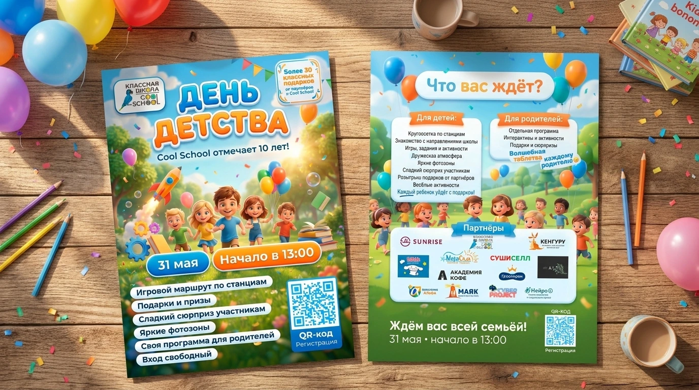 Листовка Языковой школы