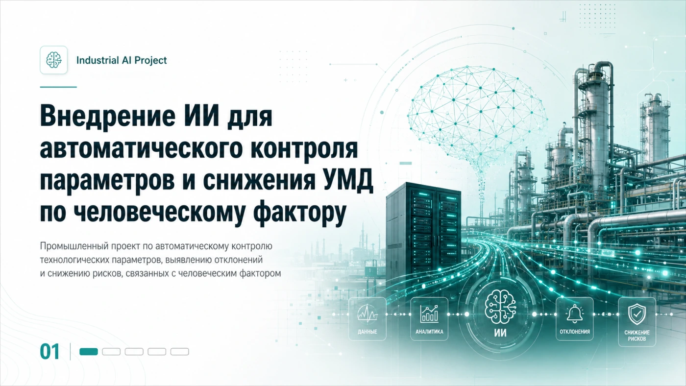 Внедрение ИИ. Пром. проект