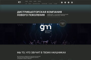 Сайт, лендинг с уникальным дизайном на Тильда 11 - kwork.ru