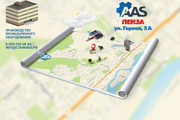 Красивая схема и карта проезда 10 - kwork.ru