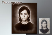 Реставрация старых фотографий с художественной прорисовкой 13 - kwork.ru