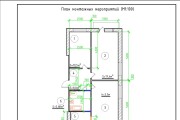 Проект перепланировки квартиры 8 - kwork.ru