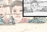 Create colored or noncolored pencil art in photoshop 15 - kwork.com