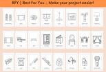 I will provide a coloring book household objects 6x9 120 pages 10 - kwork.com