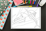 Give 60 Fishing Coloring Pages Vector Editable Bundle 6 - kwork.com