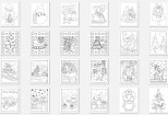 Give 250 Christmas Coloring Pages Vector Editable Bundle 9 - kwork.com