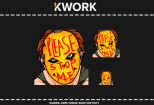 Create custom twitch emotes or sub badges 10 - kwork.com