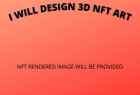 I will design 3d Non Fungible Token art rendered image 10 - kwork.com