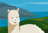 Illustrations with alpacas 9 - kwork.com