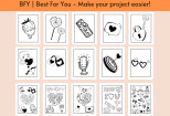 I will provide a coloring book Valentines Day 8 - kwork.com