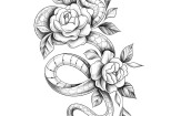 Tattoo sketch 10 - kwork.com
