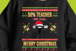 Make ugly Christmas T-shirt design for you 8 - kwork.com