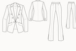 Создам технический эскиз одежды в чёрно-белом варианте 12 - kwork.ru
