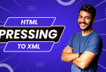I will do html pressing to xml 6 - kwork.com
