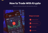 I will design cryptocurrency website, crypto landing page, crypto site 6 - kwork.com