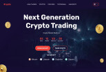 I will design cryptocurrency website, crypto landing page, crypto site 7 - kwork.com
