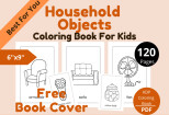 I will provide a coloring book household objects 6x9 120 pages 14 - kwork.com