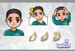 Emoticons, stickers, subs for Twitch, Telegram and any social networks 15 - kwork.com