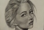 Pencil and charcoal hyper realistic portraitist 9 - kwork.com