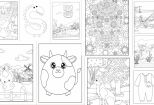 I will give you 50k coloring and activity pages 10 - kwork.com