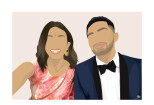 I will draw modern faceless vector portraits for you 10 - kwork.com