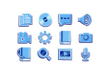 Game buttons, icons 9 - kwork.com