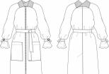 Создам технический эскиз одежды в чёрно-белом варианте 16 - kwork.ru