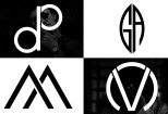 I will do initial letters monogram personal minimalist logo design 16 - kwork.com