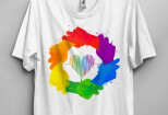 I will do a trendy watercolor graphic t shirt design shirt design 9 - kwork.com