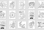 Give 1000 vectors editable coloring pages for adults 13 - kwork.com