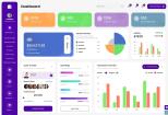 I will create a admin dashboard template for you 11 - kwork.com