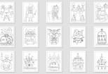 Give 1000 vectors editable coloring pages for adults 10 - kwork.com