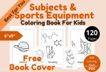 I will provide a coloring book Subjects and Sports Equipment 12 - kwork.com