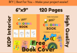 I will provide a coloring book animals 6x9 120 pages, free book cover 14 - kwork.com