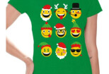 Make ugly Christmas T-shirt design for you 9 - kwork.com