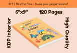 I will provide a coloring book animals 6x9 120 pages, free book cover 13 - kwork.com