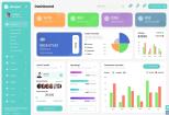 I will create a admin dashboard template for you 8 - kwork.com