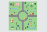I will create a vector charming map illustration 7 - kwork.com