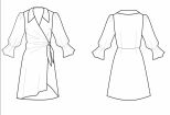 Создам технический эскиз одежды в чёрно-белом варианте 9 - kwork.ru
