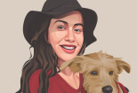 We will draw a cartoon portrait illustration from your photo 6 - kwork.com