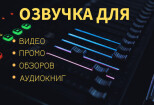 Озвучка роликов, промо,презентаций мужским голосом 2 - kwork.ru