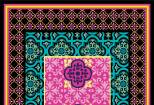 Design repeat flat vector pattern for fabric or textile 15 - kwork.com