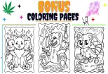 320 stoner and psychedelic coloring pages + 100 bonus coloring pages 9 - kwork.com