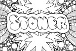 320 stoner and psychedelic coloring pages + 100 bonus coloring pages 6 - kwork.com