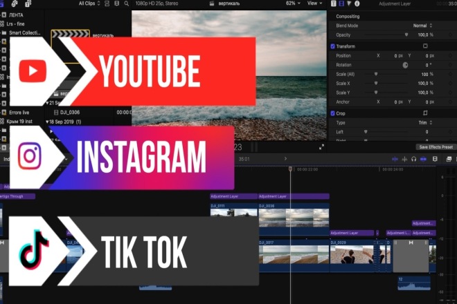   ,   Instagram, TikTok, YouTube