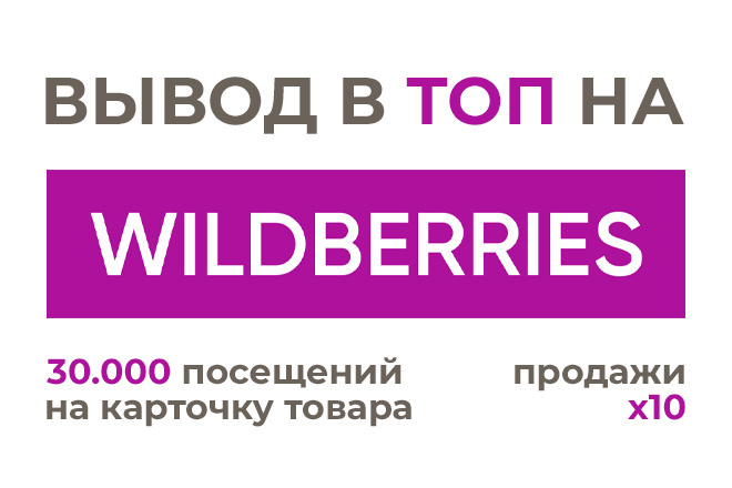 ﻿﻿За сумму в 3 000 рублей, вы получите 30 000 посетителей, просматривающих вашу товарную карточку на WB.