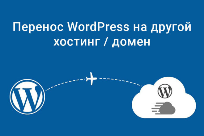 Профессиональный перенос сайта WordPress на другой хостинг, домен